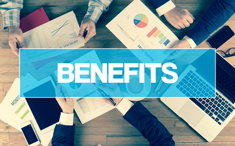 a graphic listing of employee benefits