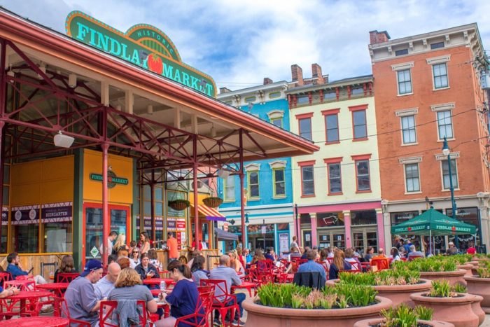 the historic Findlay Market in Cincinnati